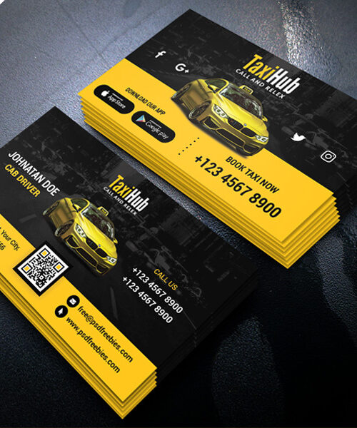 Taxi Business Card Template