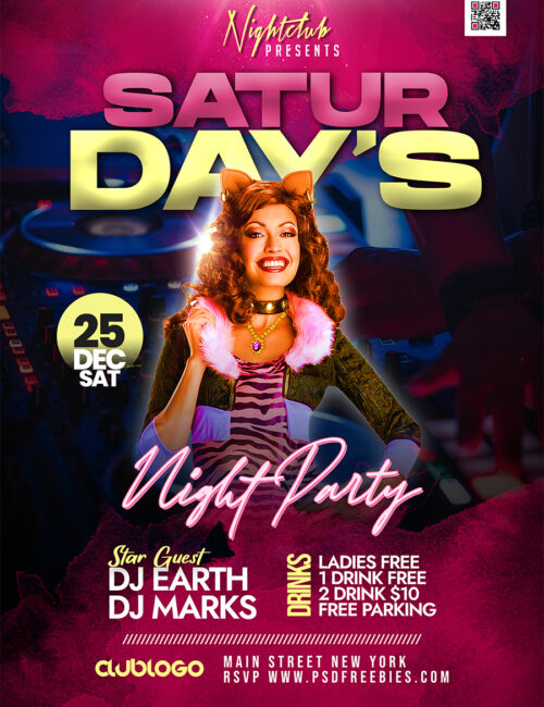 Night Party Flyer Template