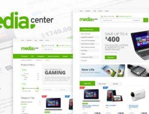 Media Center Store website